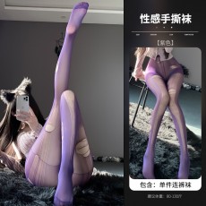 【天猫】曼烟情趣丝袜性感镂空破洞可手撕丝袜高腰连裤袜诱惑WZ7230