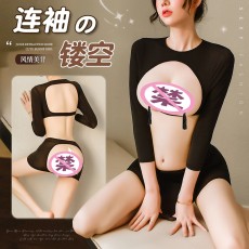 【天猫】曼烟情趣内衣女性感分体式火辣紧身包臀睡裙镂空秘书制服100233